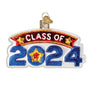 Class of 2024 Ornament Old World Christmas Glass Ornament 