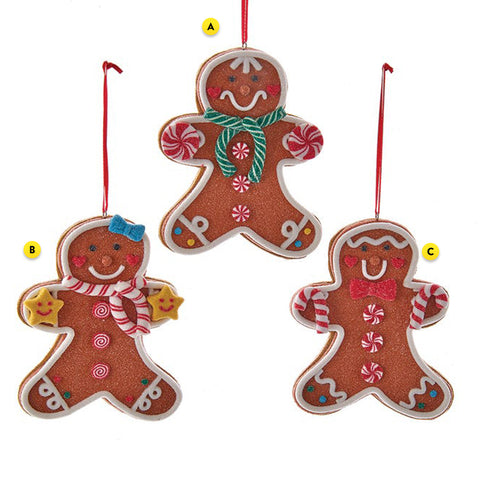 Claydough Gingerbread Man Ornaments