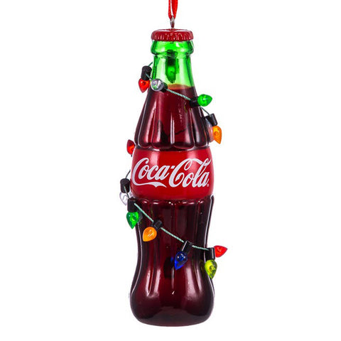 Coca-Cola® Bottle with Light String Ornament