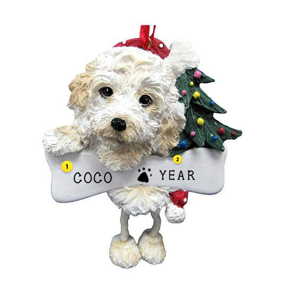 Cockapoo Tree Decoration Cockapoo Ornament | Personalized Free – Callisters Christmas