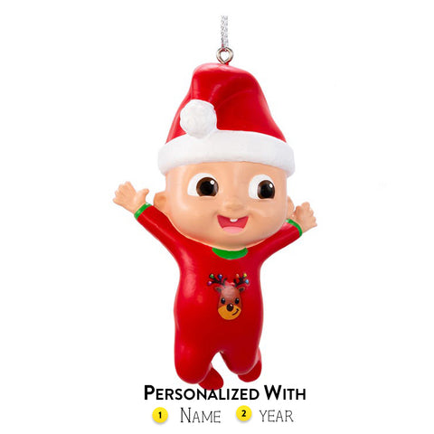 Cocomelon™ JJ with Santa Hat Ornament
