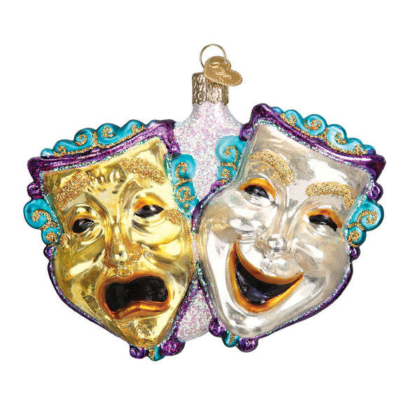 Comedy and Tragedy Ornament for Christmas Tree