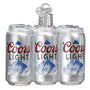 Coors Light 6 Pack Of Beer-Old World Christmas