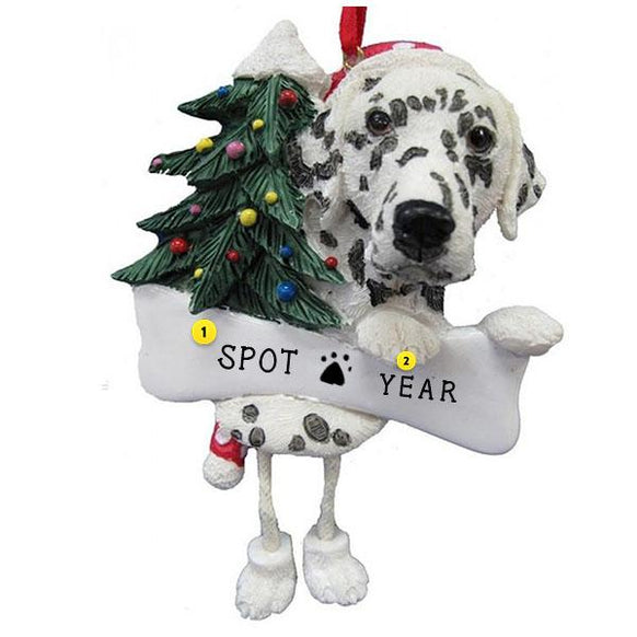Dalmatian Dog Ornament for Christmas Tree