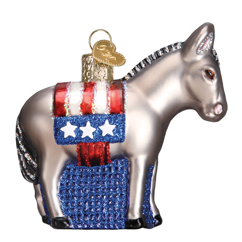 Democratic Donkey Ornament for Christmas Tree