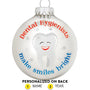 Personalized Dental Hygienist Ornament
