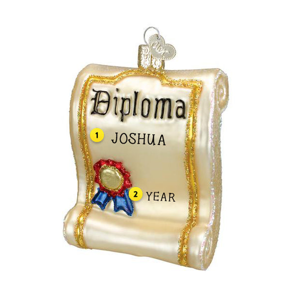 Diploma Ornament - Old World Christmas