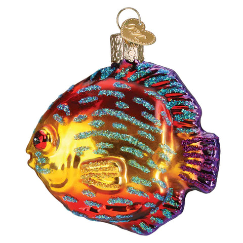 Colorful Discus Fish Ornament for your tree