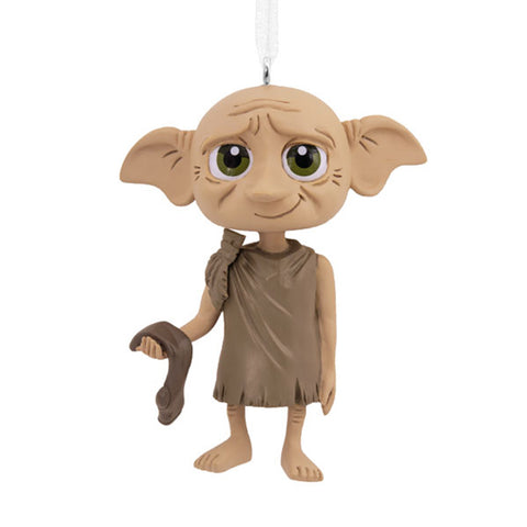 Dobby the House-Elf Christmas Ornament holding a sock