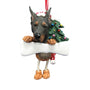 Doberman Dog Ornament for Christmas Tree