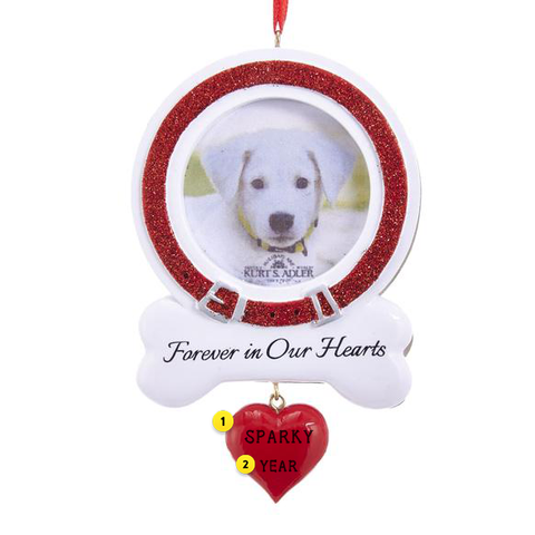 Dog Memorial Frame Ornament