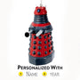 Personalized Doctor Who Dalek Ornament
