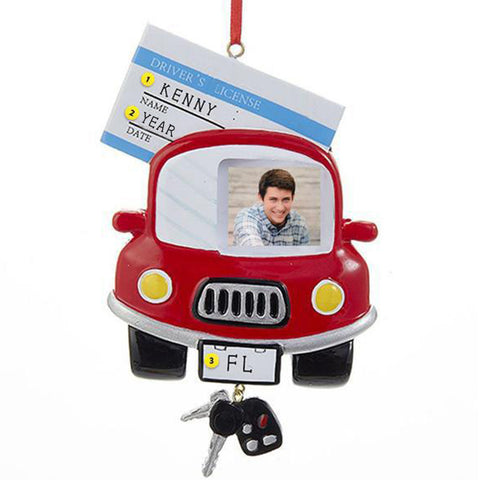 Driver's License Photo Frame Christmas Ornament