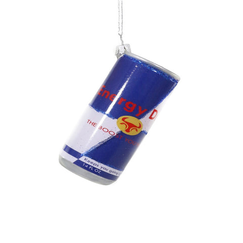 Glass Energy Drink Ornament 