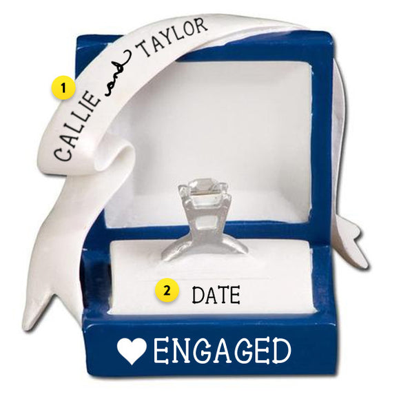 Engagement Ring Box for Christmas Tree  Edit alt text