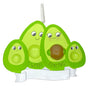 We're expecting Avocado Family with 2 Children Ornament