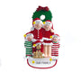 Christmas Family of 4 with Dog Ornament