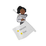 Personalized Flag Twirlers Ornament - African American Female