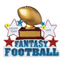 Fantasy Football with Football Trophy resin personalized ornament
