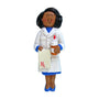 Pharmacist Ornament - Black Female for Christmas Tree