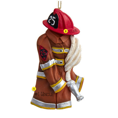 Fire Fighter Coat Ornament