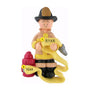 Firefighter with Hose Ornament for Christmas Tree