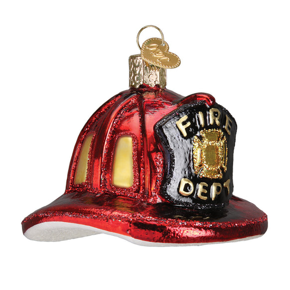 Fireman's Helmet Ornament for Christmas Tree
