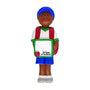 1st Day of School Ornament - Black Male for Christmas Tree