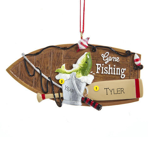 Fisherman Ornament Lot Fishing Theme Ornaments 3 Bobber Get Jiggy