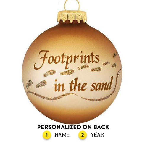 Personalized Footprints Ornament