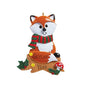 Fox ornament can be personalized for your Christmas tree