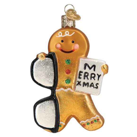 Gingerbread Optometrist Ornament - Old World Christmas
