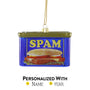 Glass Can of Spam Ornament 