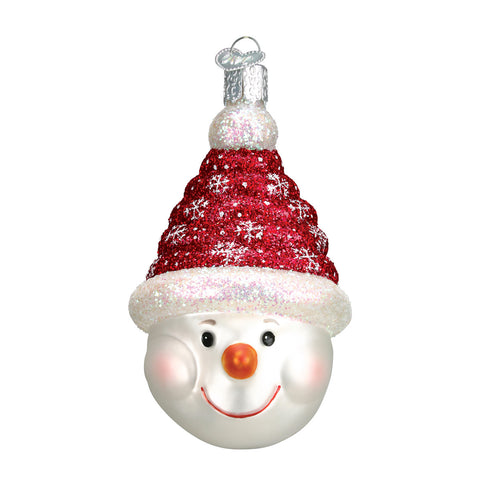 Glistening Candy Coil Snowman Ornament for Christmas Tree
