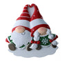 Gnome Couple Ornament can be personalized