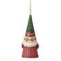 Gnome with Wreath Ornament - Jim Shore