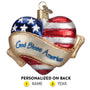 God Bless America Heart Ornament - Old World Christmas