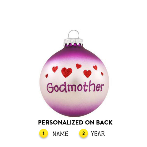 Personalized Godmother Ornament