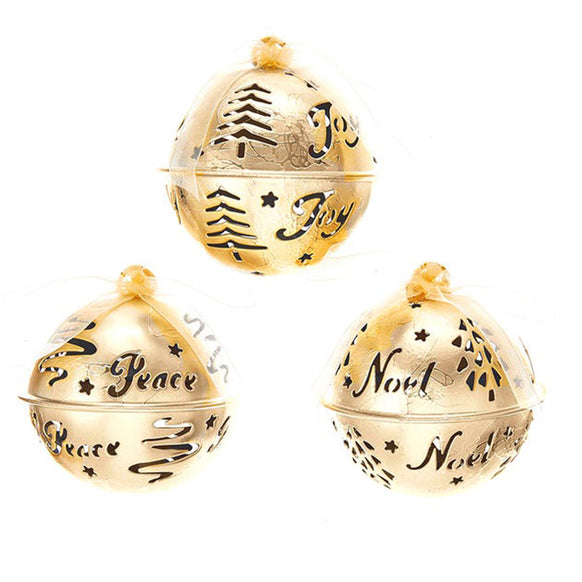 Gold Hanging Bell Ornaments