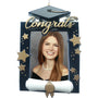 Graduation Cap and Diploma Personalized Ornament Photo Frame 