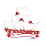 Grandchildren Ornament with 7 Hearts for Christmas Tree