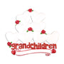 Grandchildren Ornament with 8 Hearts for Christmas Tree