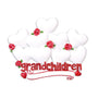Personalized Grandchildren with 9 Hearts Table Top Decoration