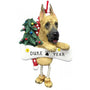 Great Dane Dog Ornament for Christmas Tree
