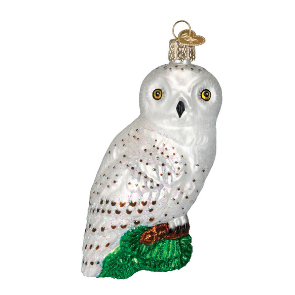 Great White Owl Ornament for Christmas Tree
