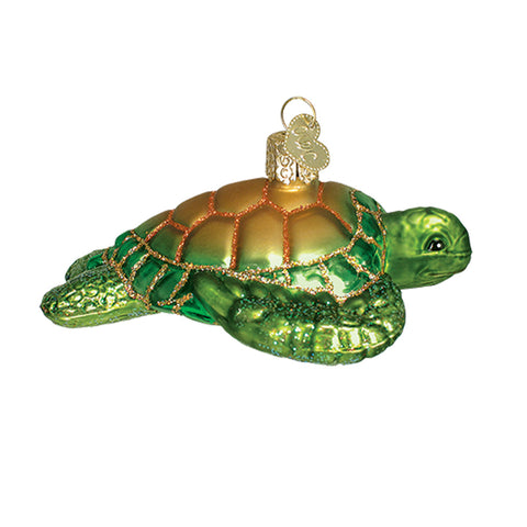 Green Sea Turtle Ornament for Christmas Tree