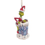 Grinch Climbing in Chimney Christmas Tree Ornament