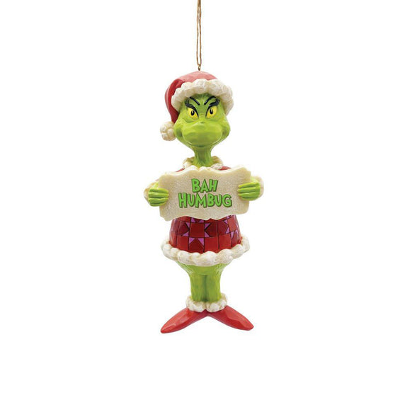 Grinch-Bah Humbug Christmas Tree Ornament