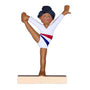 Gymnast Ornament - Female, Black Hair, Person of Color