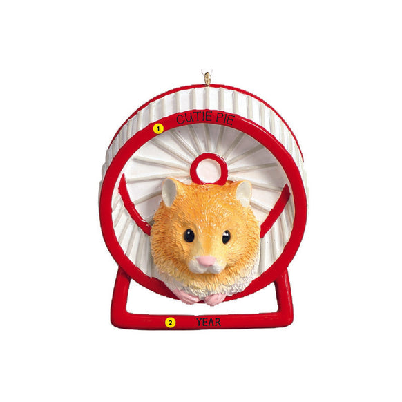 Personalized Hamster Ornament